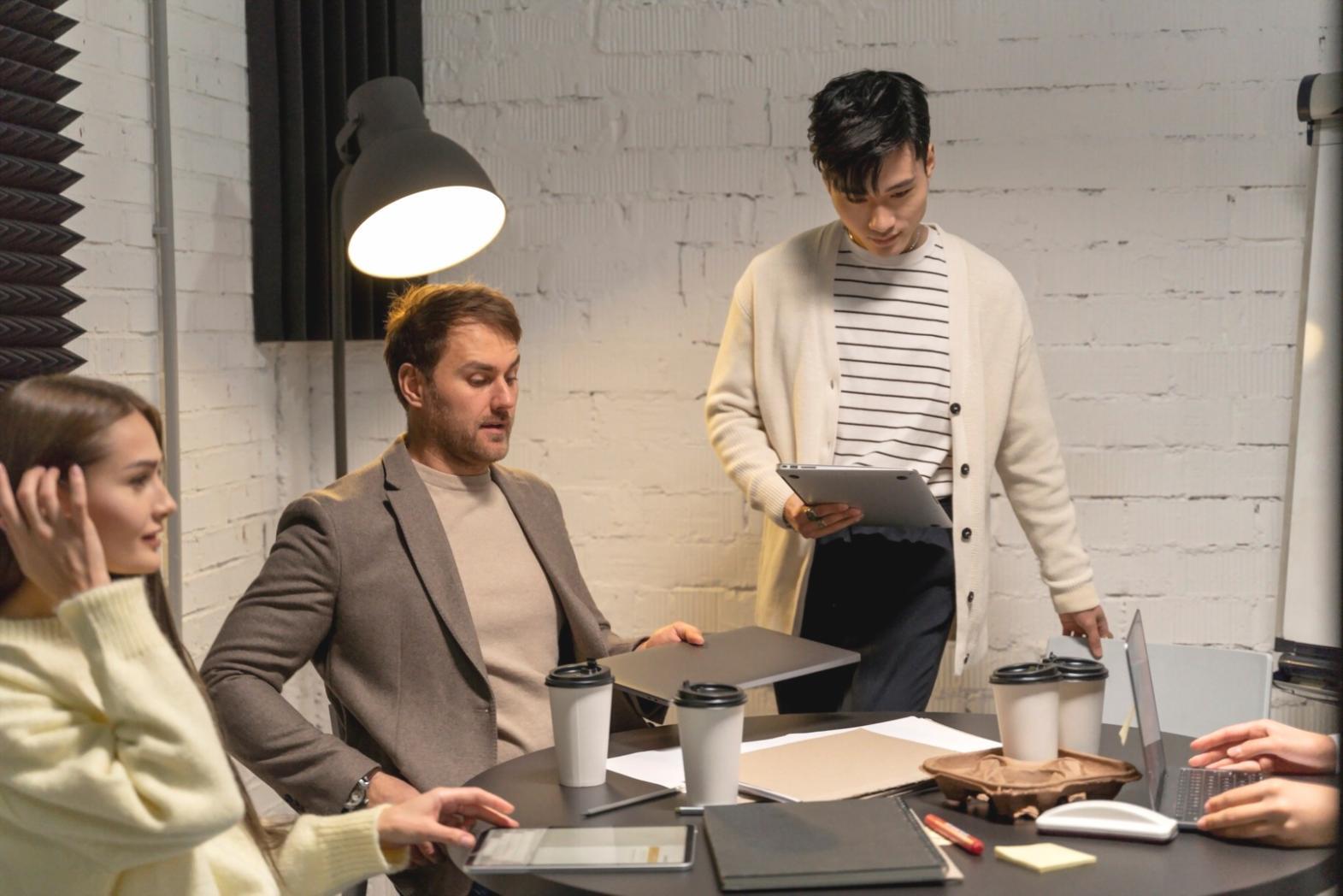 Espacio de trabajo colaborativo con emprendedores